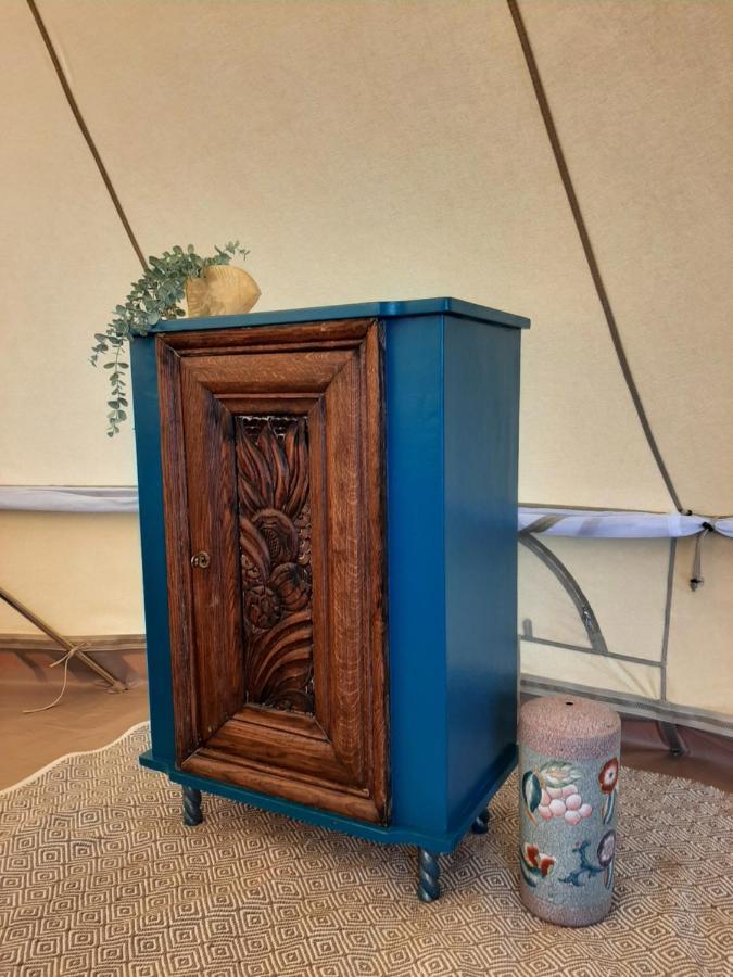 Glamping De Vrije Wind, Tentverhuur Houwerzijl 외부 사진